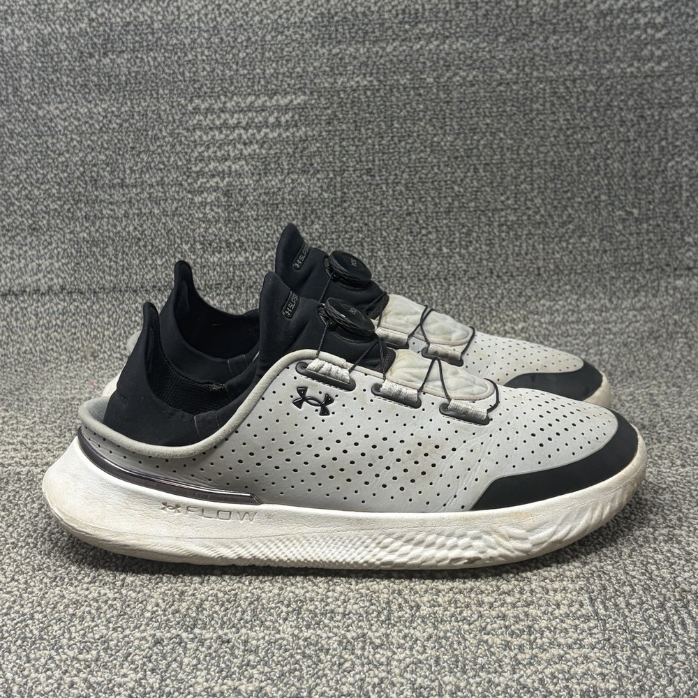 Under Armour SlipSpeed BOA Shoes Mens 11 Gray Running Sneakers 3026197-107